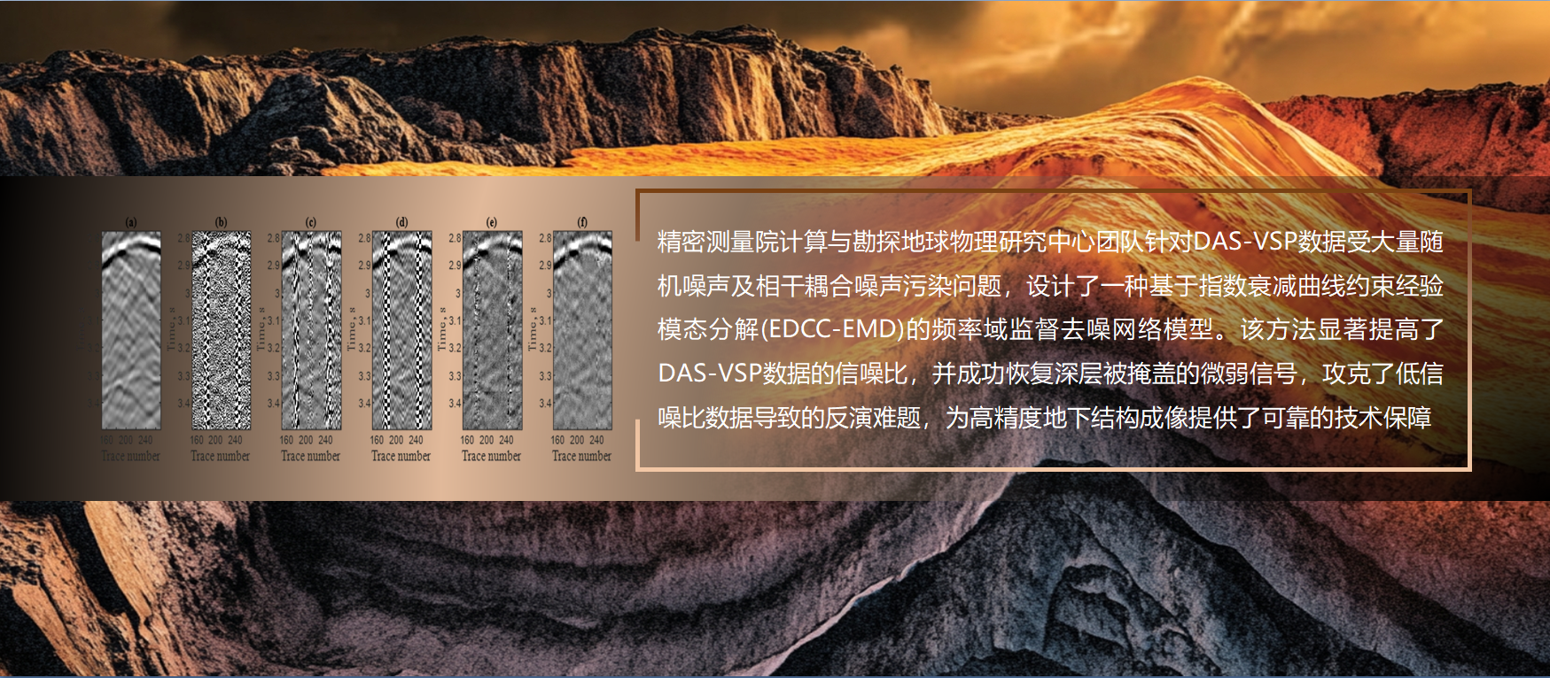 evo视讯官网在DAS-VSP地震数据多源噪声高精度压制方面取得新进展
